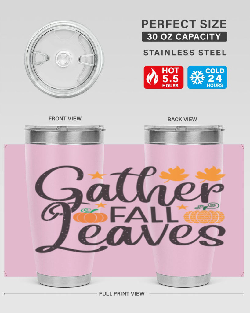 Gatherfallleaves 189#- fall- Tumbler