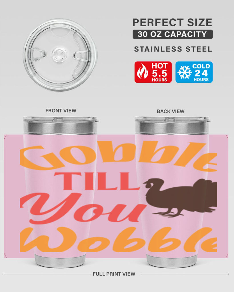 Gobble Till You Wobble 204#- fall- Tumbler