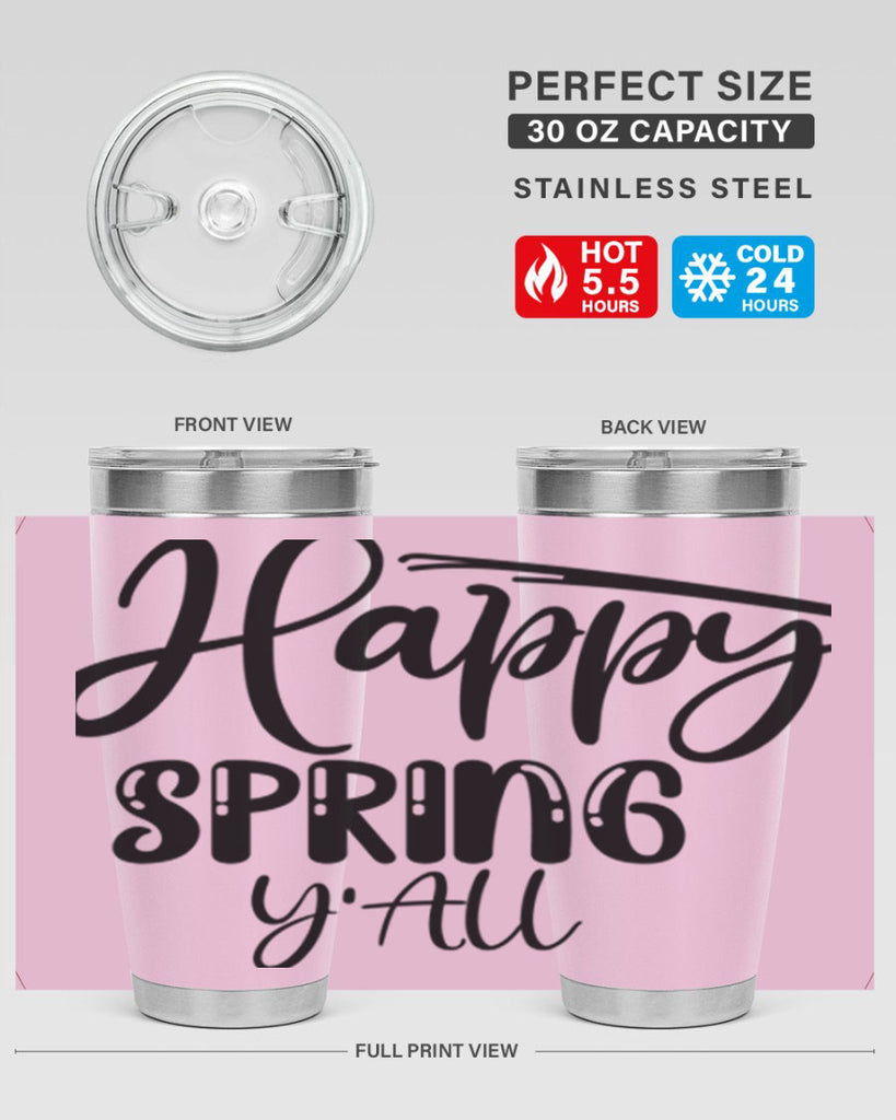 HAPPY SPRING YALL  179#- spring- Tumbler