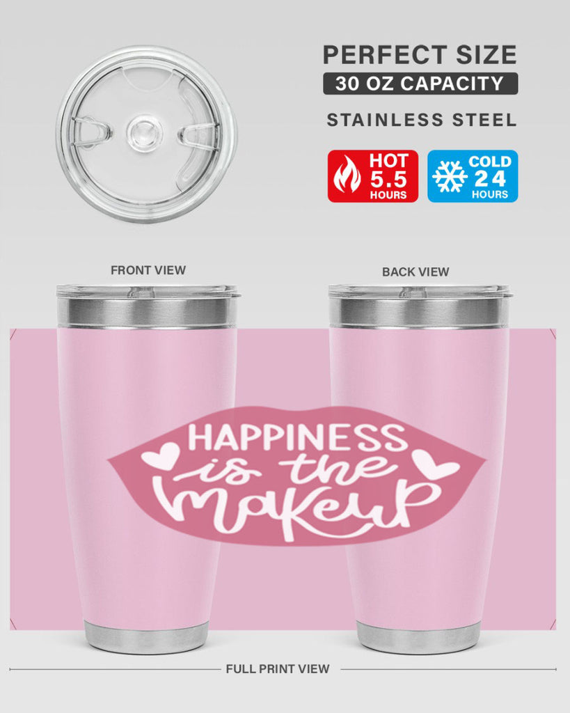 Happiness is the Makeup Style 92#- make up- Tumbler