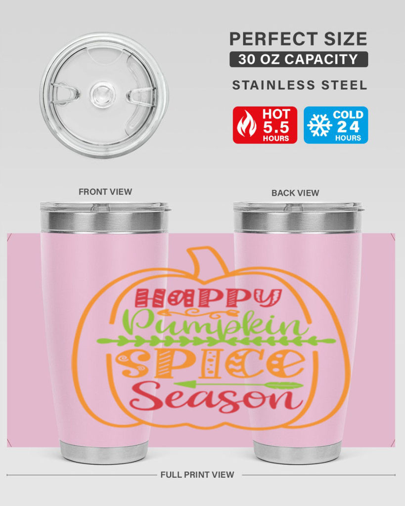 Happy Pumpkin Spice Season 243#- fall- Tumbler