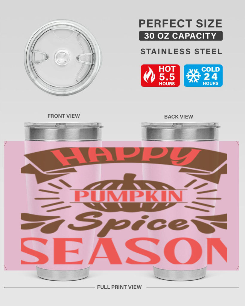 Happy Pumpkin Spice Season 246#- fall- Tumbler