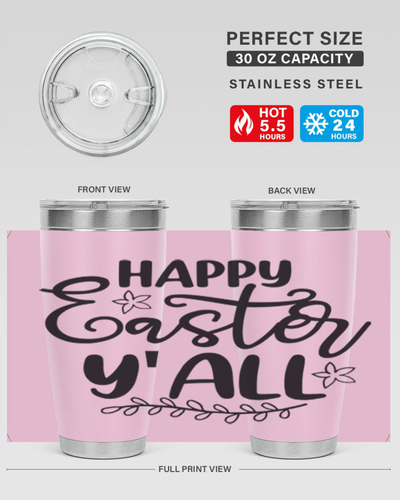 Happy easter yall  177#- spring- Tumbler