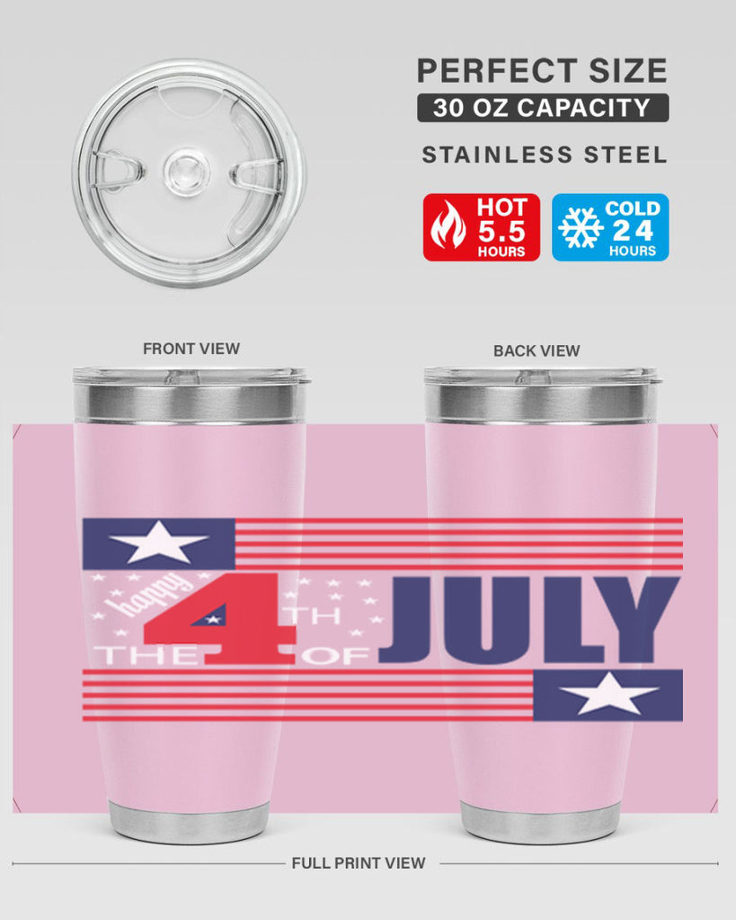 Happy th july Style 100#- Fourt Of July- Tumbler