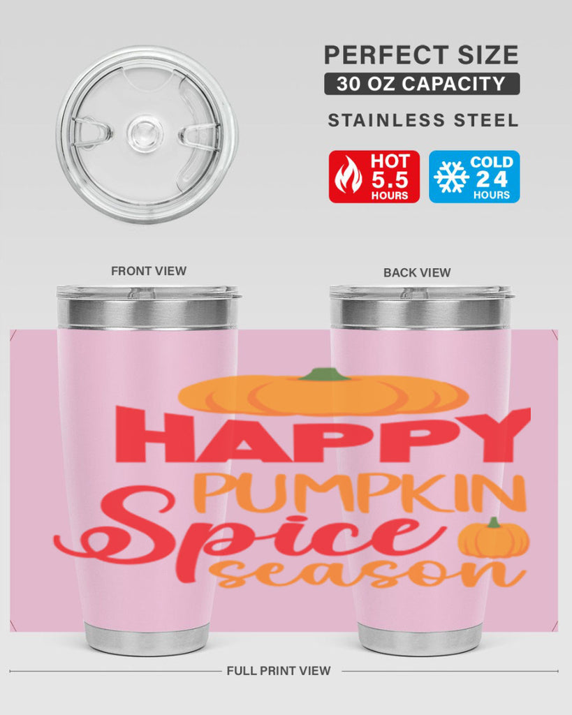HappyPumpkinSpiceSeason 259#- fall- Tumbler