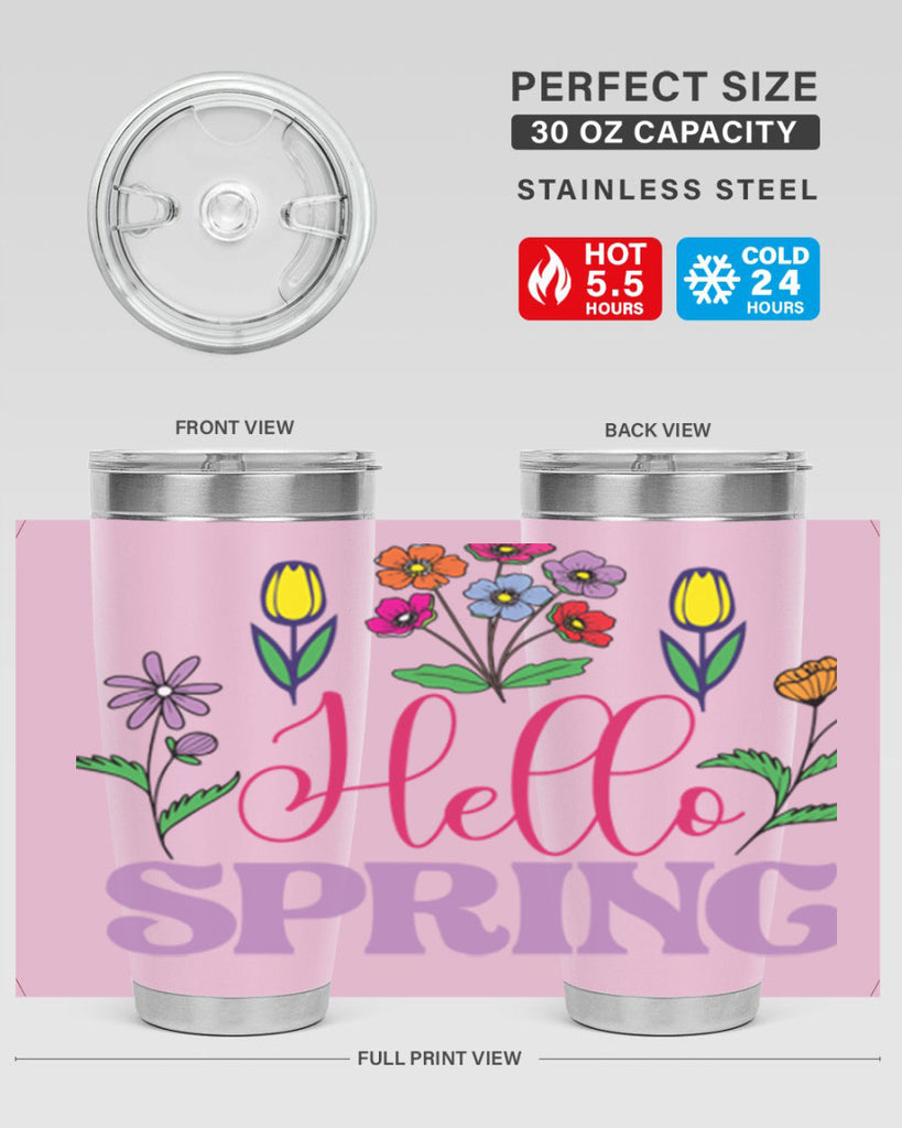 Hello Spring  233#- spring- Tumbler