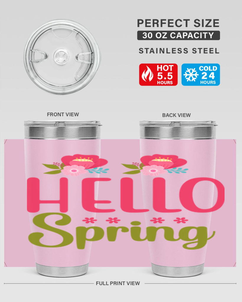 Hello Spring 186#- spring- Tumbler