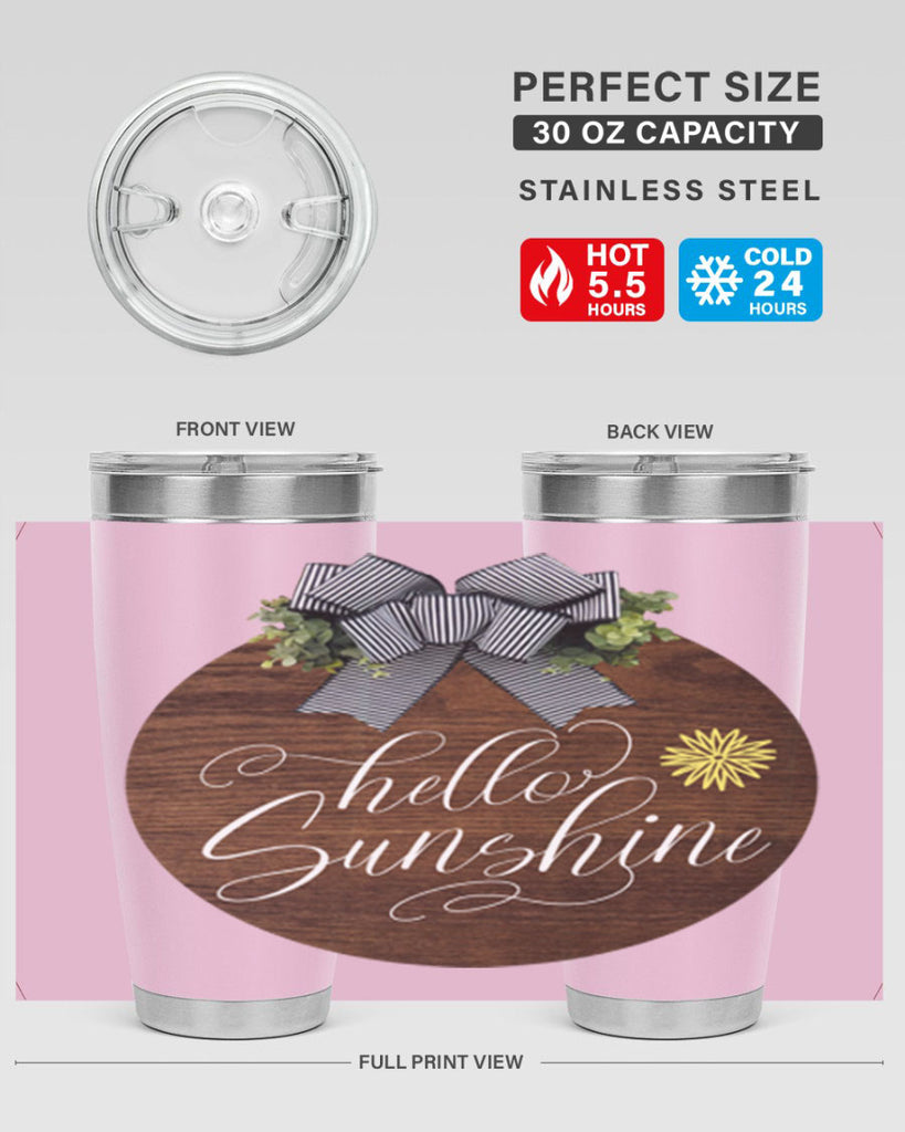 Hello Spring Lettering Mockup200#- spring- Tumbler