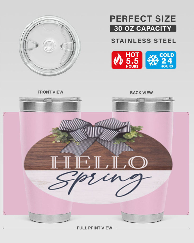 Hello Spring basic Mockup187#- spring- Tumbler