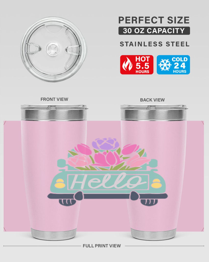 Hello Truck218#- spring- Tumbler