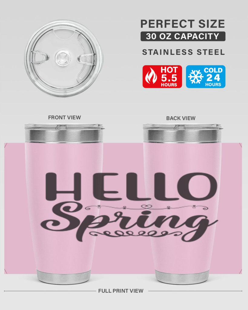 Hello spring 185#- spring- Tumbler