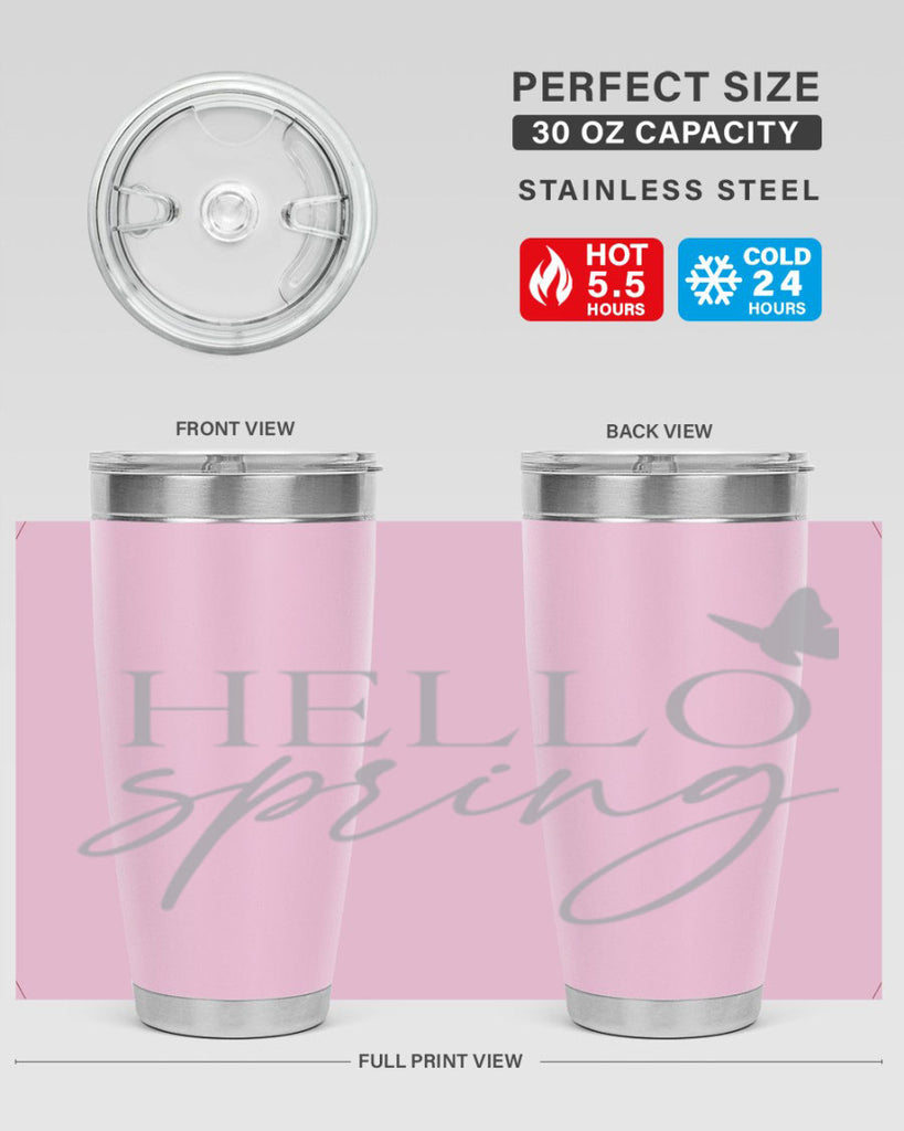 Hello spring butterfly195#- spring- Tumbler
