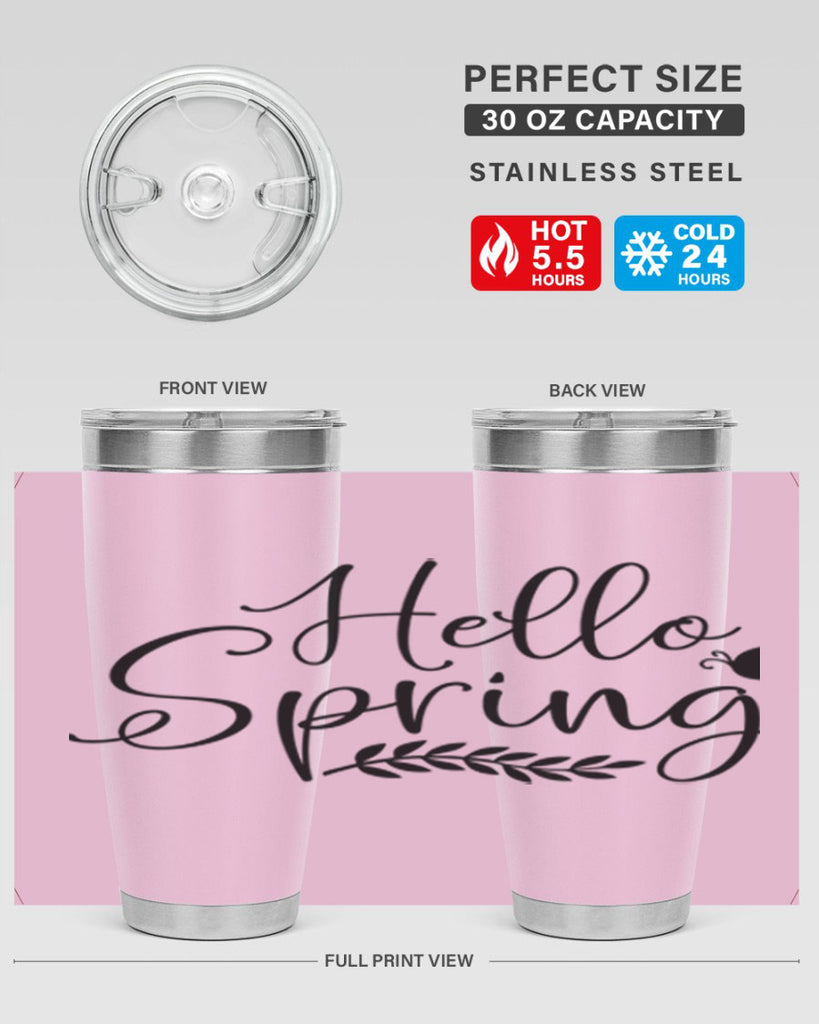 Hello spring design  222#- spring- Tumbler