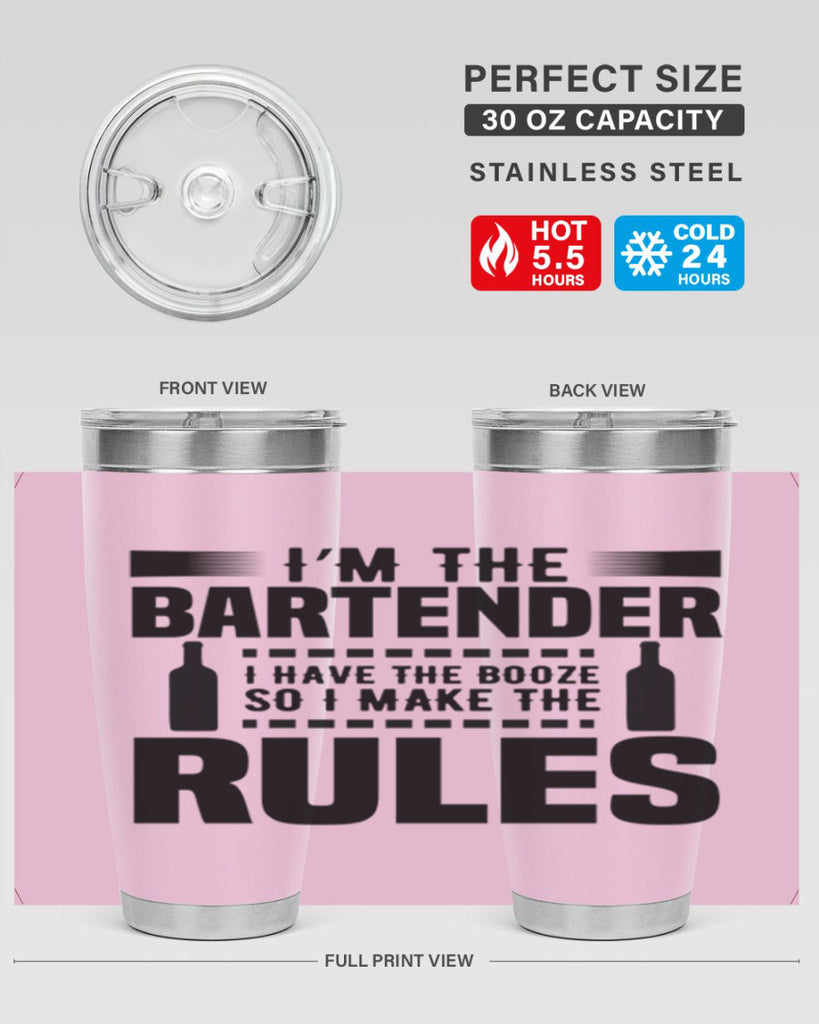 I am the Bartender Style 2#- bartender- tumbler
