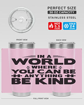In a world Style 48#- autism- Tumbler