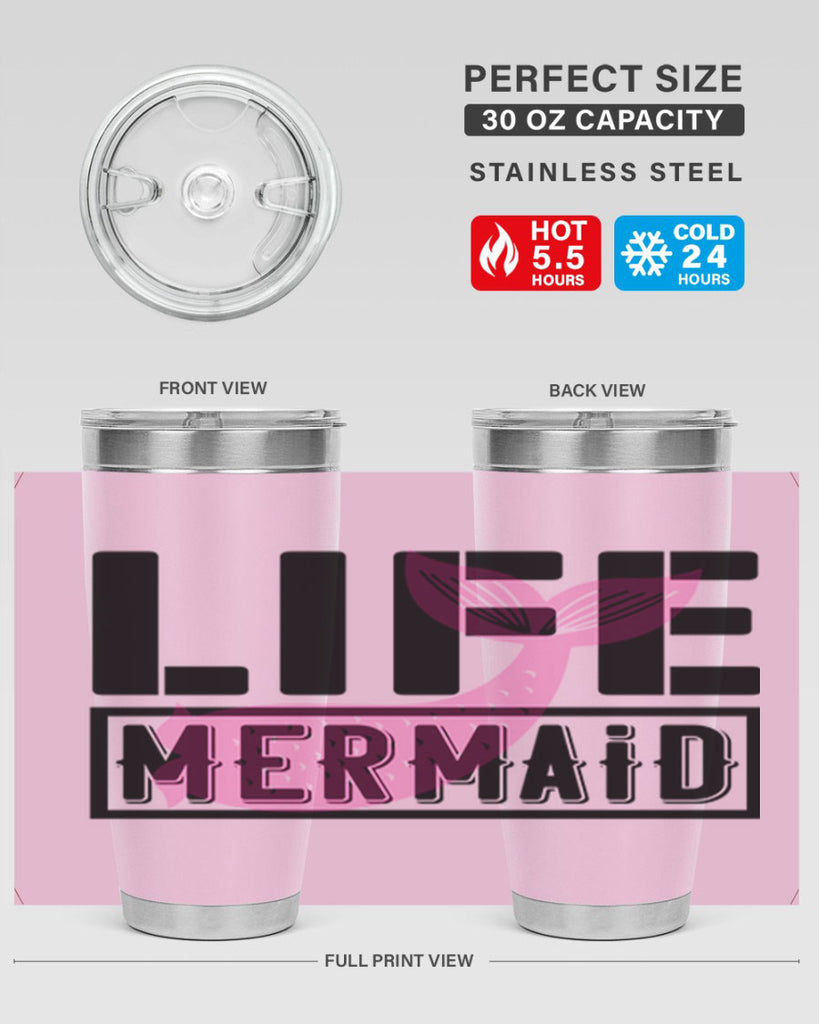 Life mermaid 303#- mermaid- Tumbler