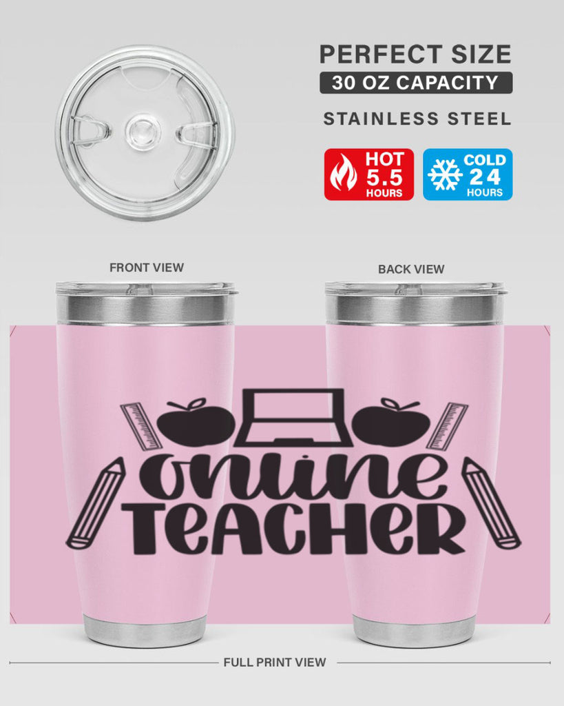 Online Teacher Style 61#- teacher- tumbler