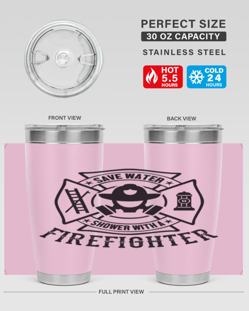 Save water Style 34#- fire fighter- tumbler