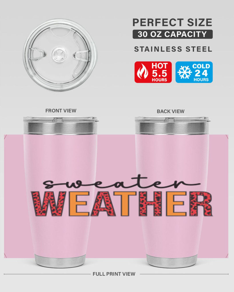 Sweater Weather 587#- fall- Tumbler