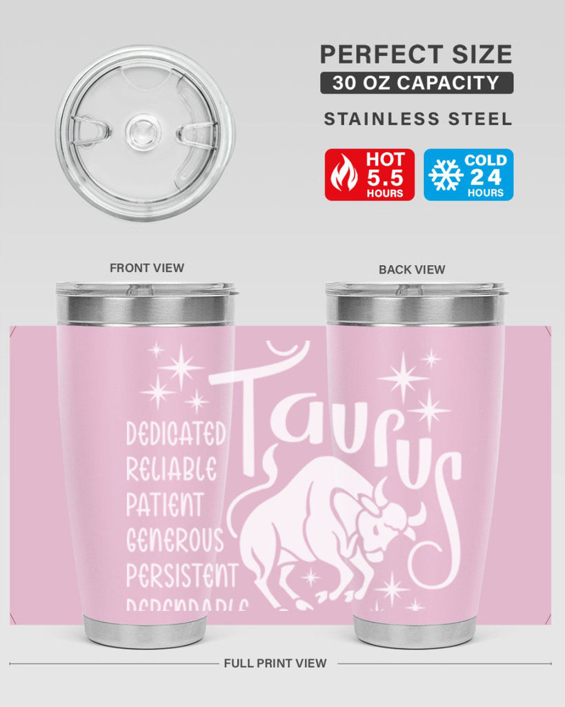 Taurus 491#- zodiac- Tumbler