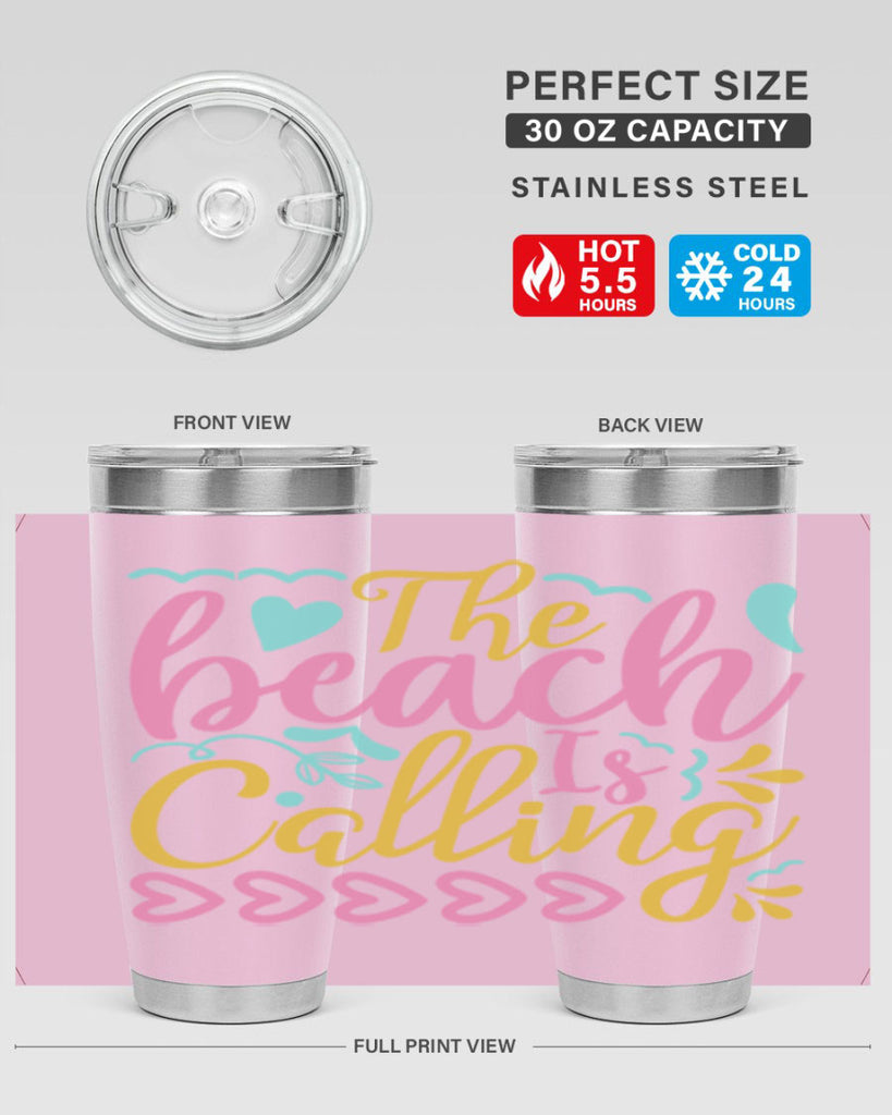 The beach is calling Style 1#- summer- Tumbler