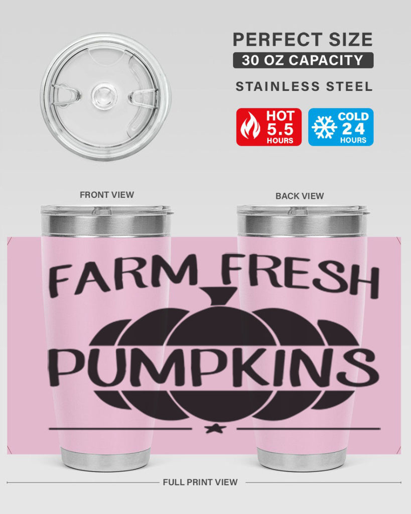farm fresh pumpkins 173#- fall- Tumbler