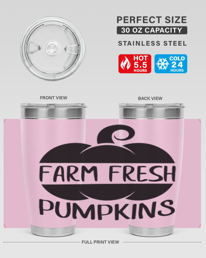 farm fresh pumpkins 174#- fall- Tumbler