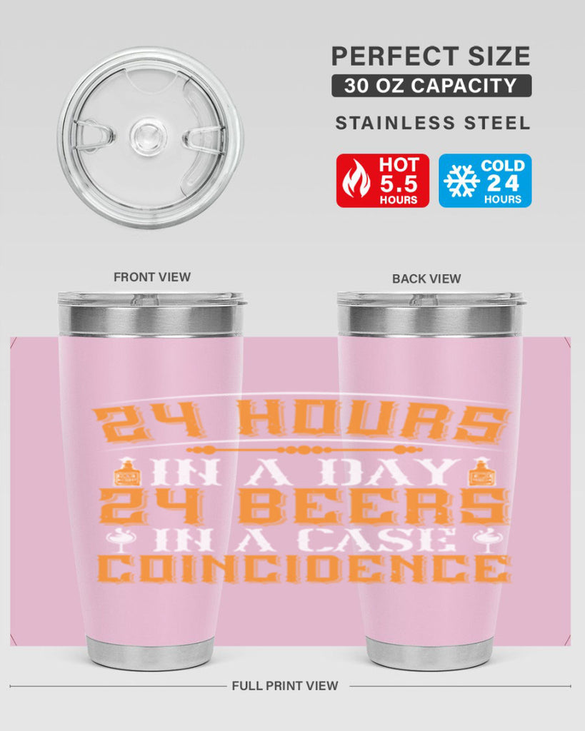 hours in a day beers in a case coincidence 56#- drinking- Tumbler