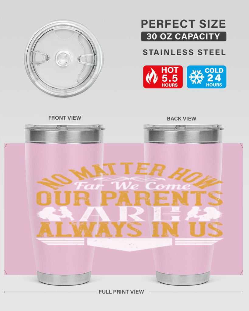 no matter how far we come our parents are always in us 34#- Parents Day- Tumbler