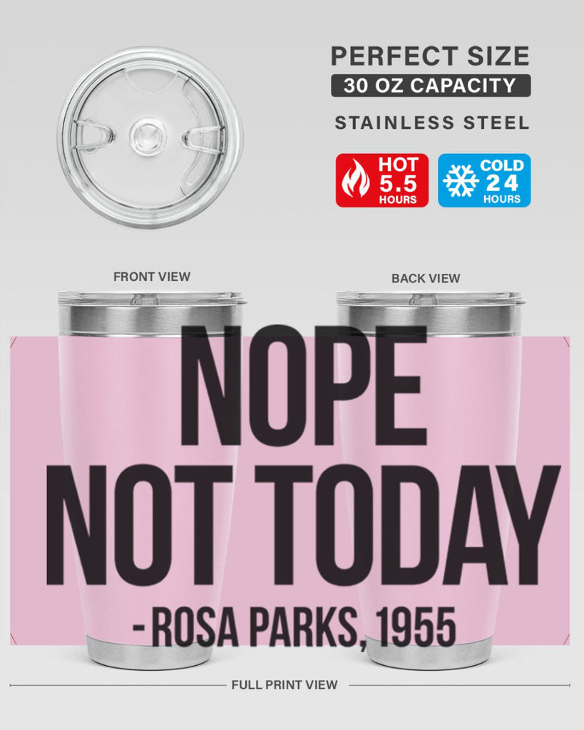 nope not today rosa parks 60#- black words phrases- Cotton Tank