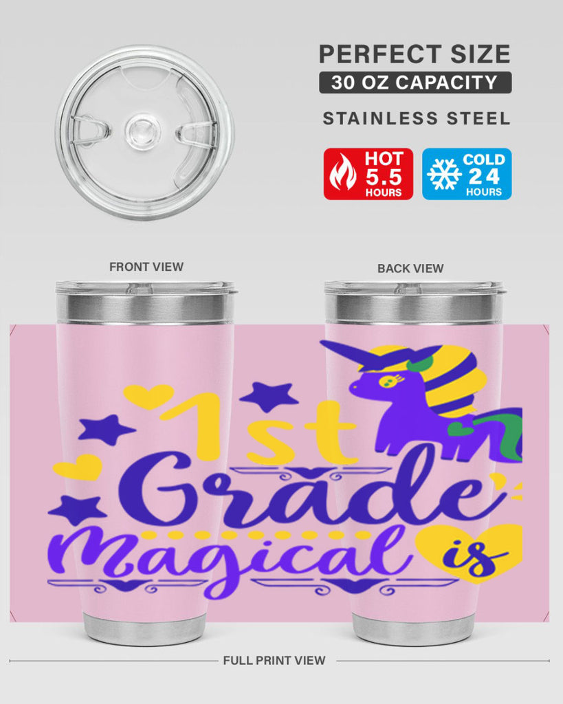 st grade magical 63#- mardi gras- Tumbler