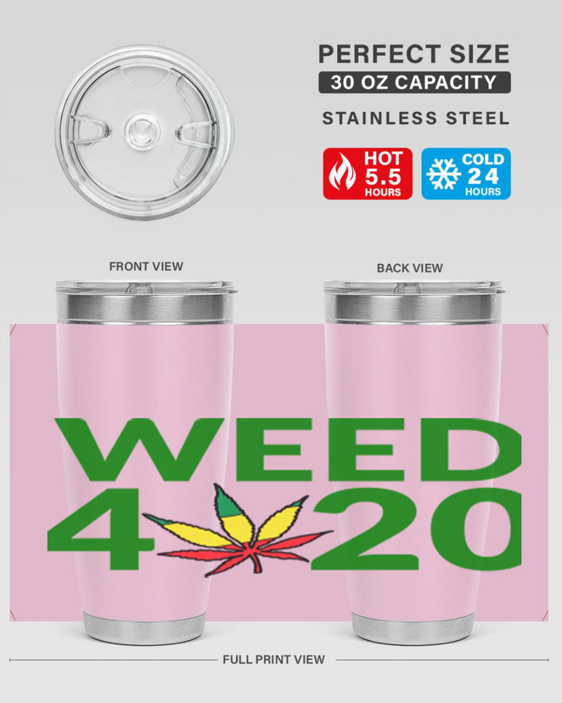weed 420 cannabis 281#- marijuana- Tumbler