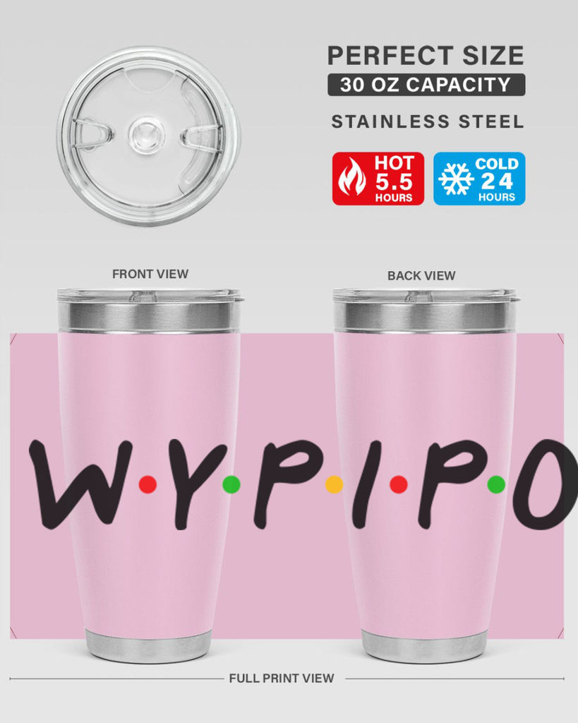 wypipo 7#- black words phrases- Cotton Tank