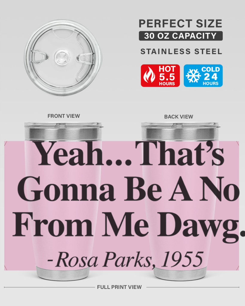 yeah thats gonna be a no from me dawg rosa parks 3#- black words phrases- Cotton Tank