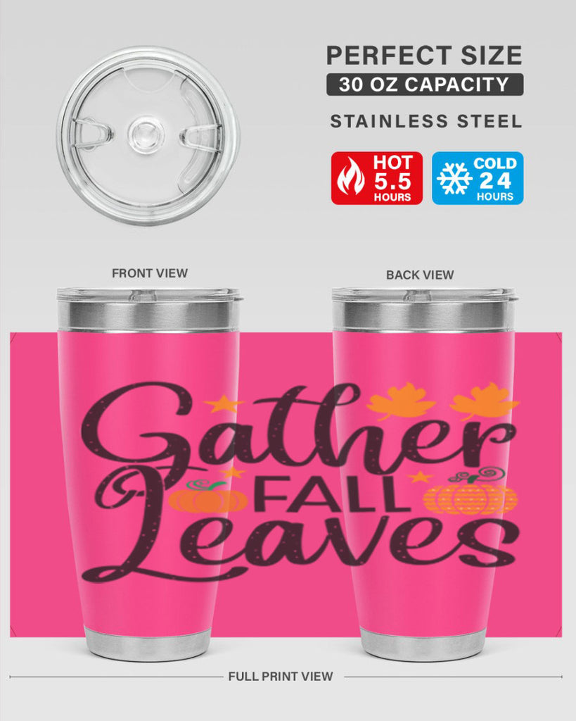 Gatherfallleaves 189#- fall- Tumbler