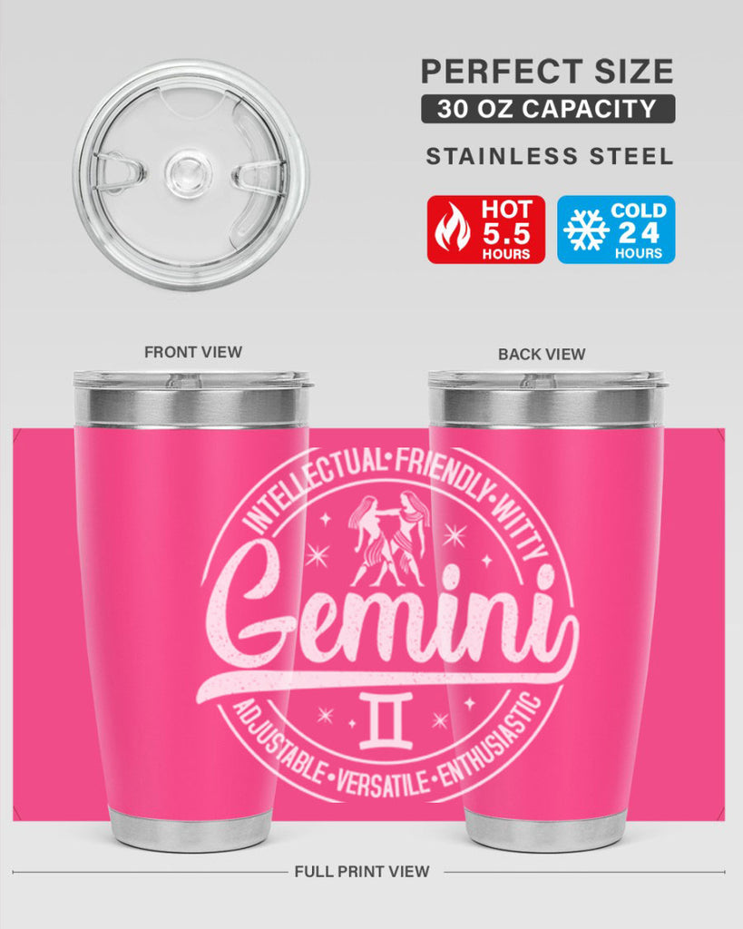 Gemini 226#- zodiac- Tumbler