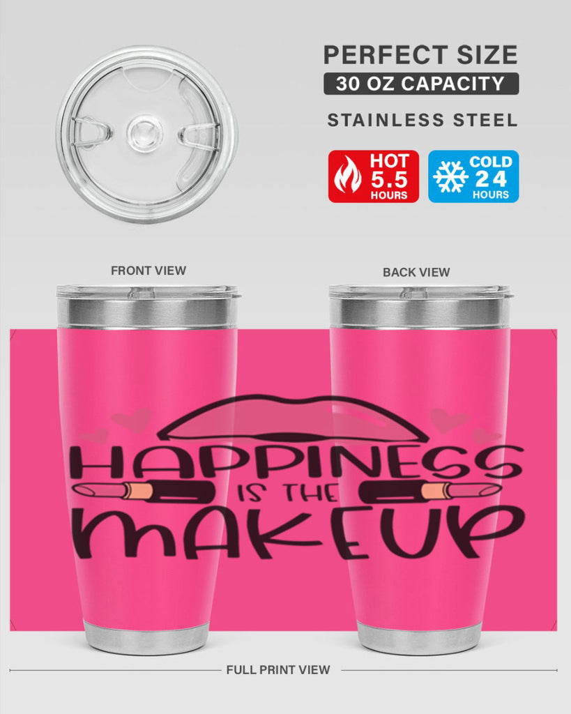 Hapiness Is The Makeup Style 95#- make up- Tumbler