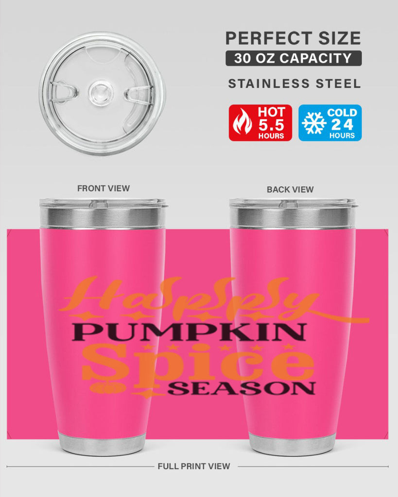 Happy Pumpkin Spice Season 245#- fall- Tumbler