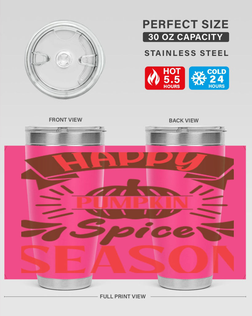 Happy Pumpkin Spice Season 246#- fall- Tumbler