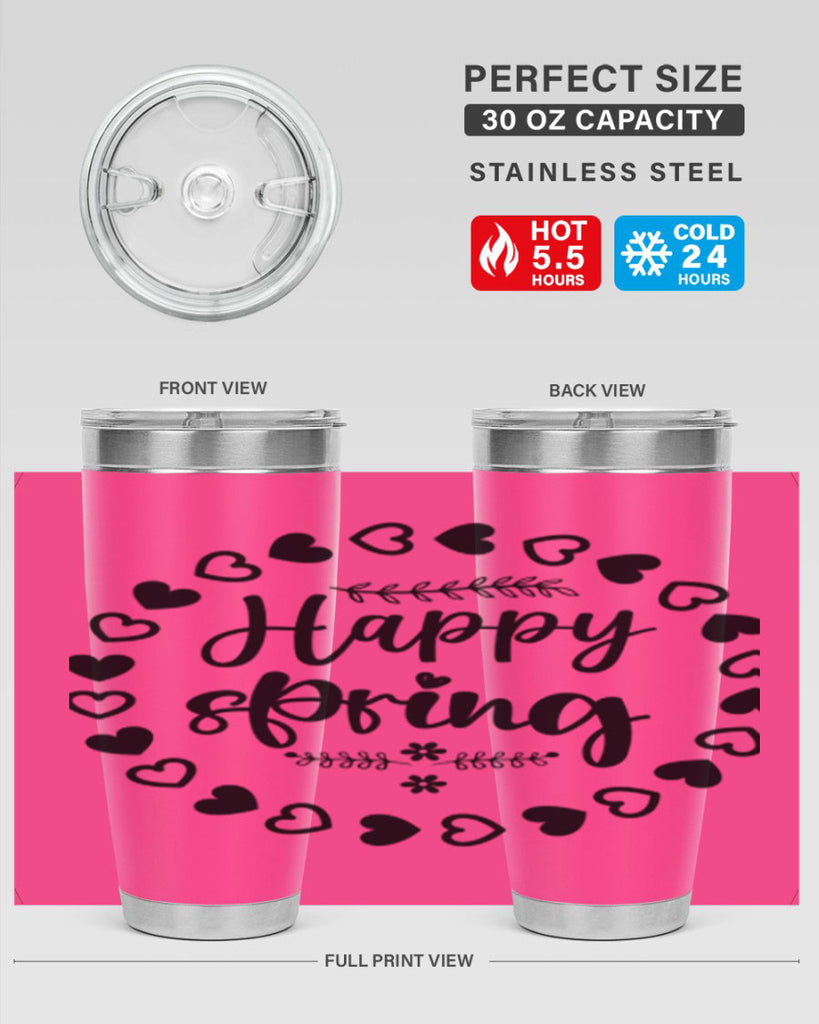 Happy Spring 174#- spring- Tumbler