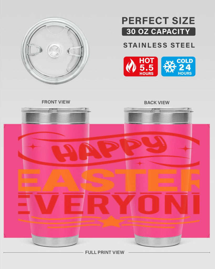 Happy easter everyone 155#- spring- Tumbler