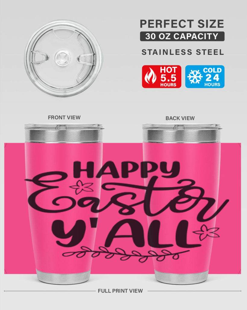 Happy easter yall  177#- spring- Tumbler