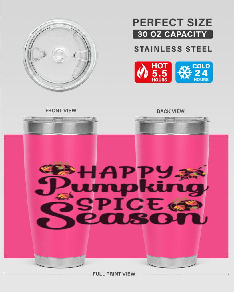 Happypumpkinspiceseason 258#- fall- Tumbler