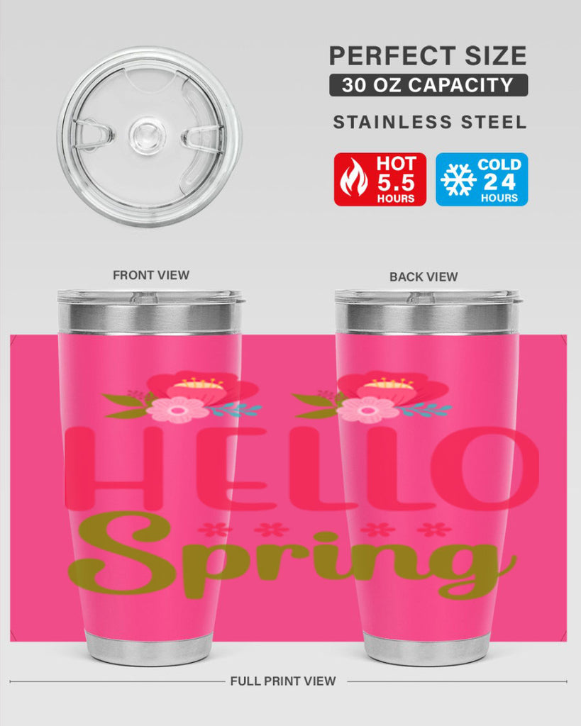 Hello Spring 186#- spring- Tumbler