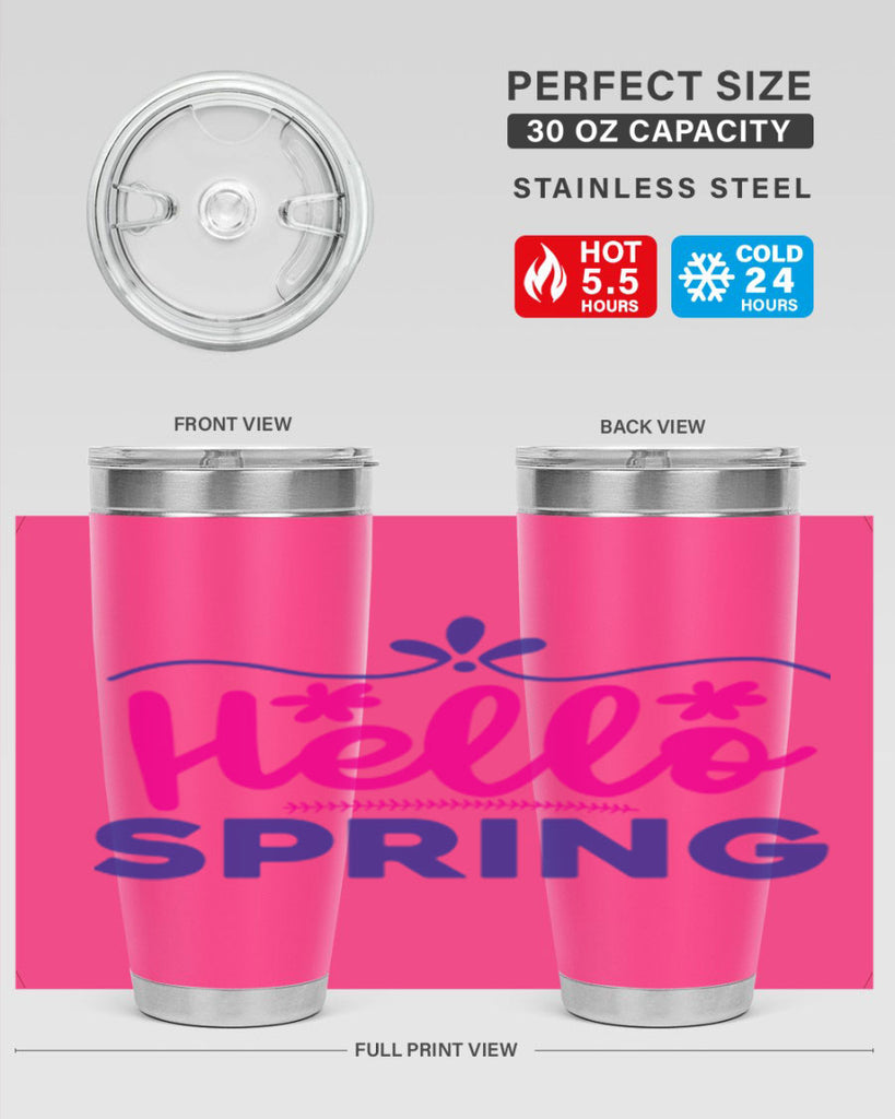 Hello Spring 212#- spring- Tumbler