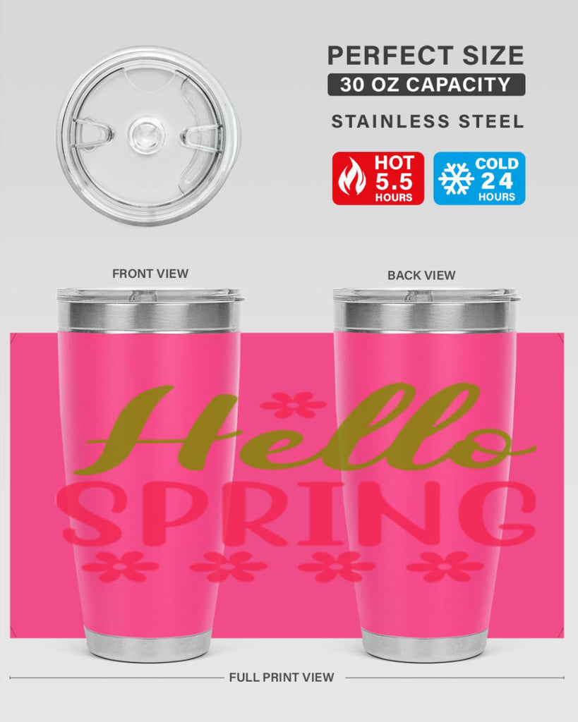 Hello Spring 213#- spring- Tumbler