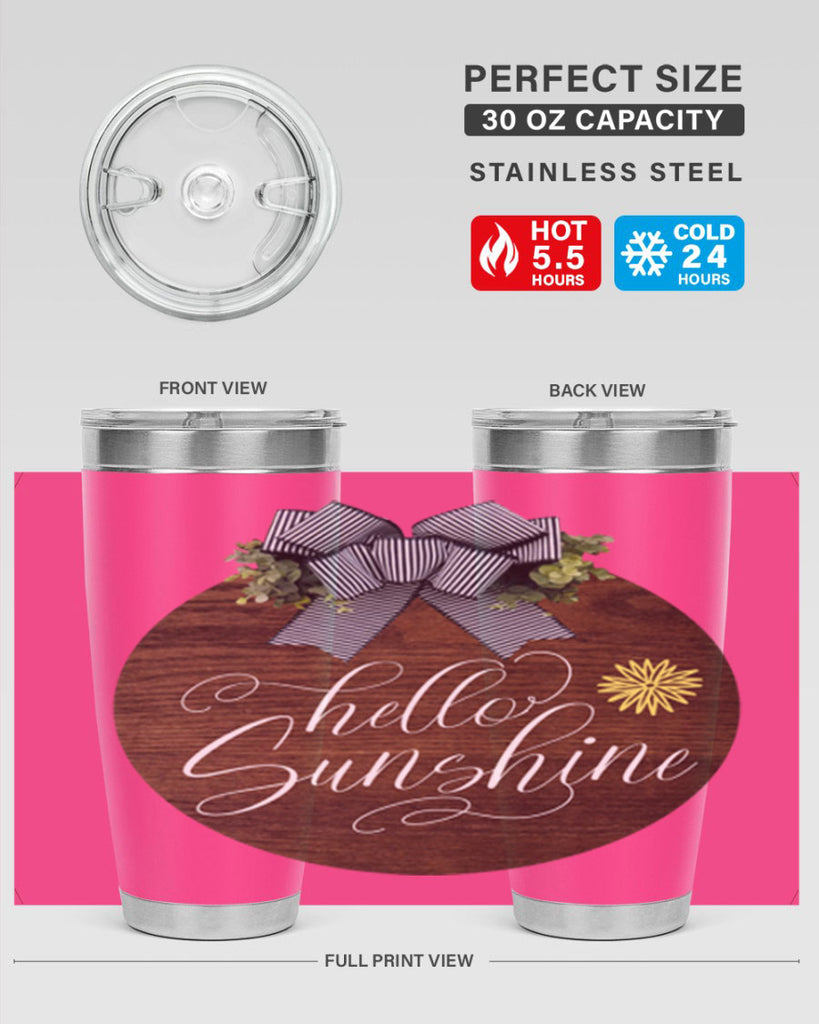 Hello Spring Lettering Mockup200#- spring- Tumbler