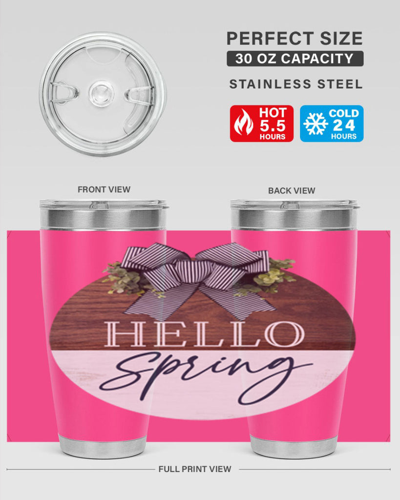Hello Spring basic Mockup187#- spring- Tumbler