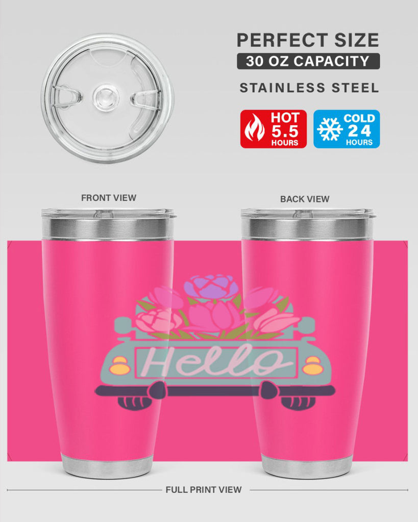 Hello Truck218#- spring- Tumbler