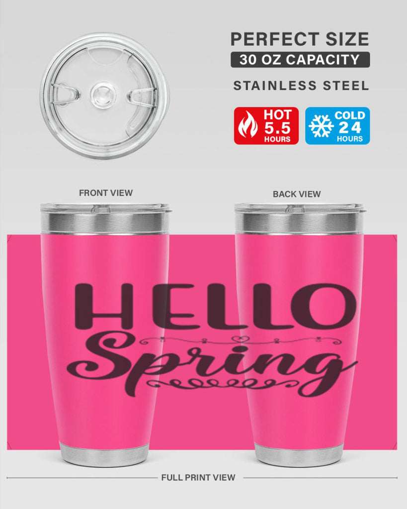 Hello spring 185#- spring- Tumbler